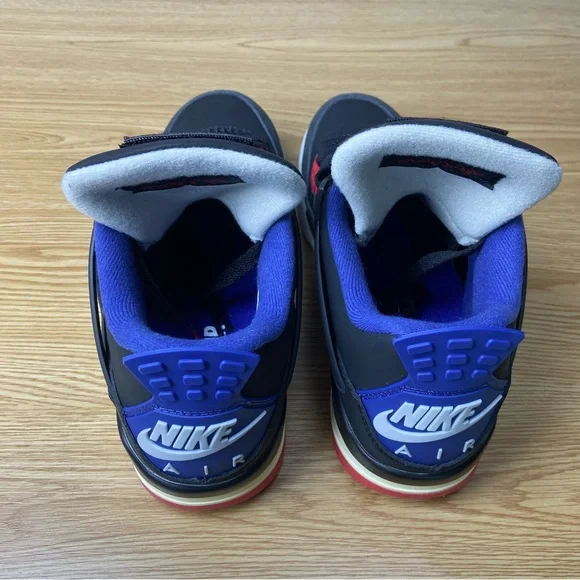 Jordan 4 Retro Rare Air -Men’s Fashion Sneakers -Velcro Design (White Lettering) - Picture 9 of 10